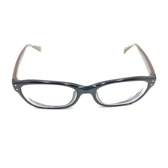 Coach HC 6082F 5353 Black Wild Beast Brown Glitter Eyeglasses Frames 53-17 135 - Picture 2 of 12